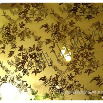 供应彩色不锈钢钛金菩提花