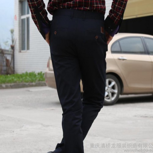 长裤 男士休闲裤春装男式纯棉裤子 一件代发图1
