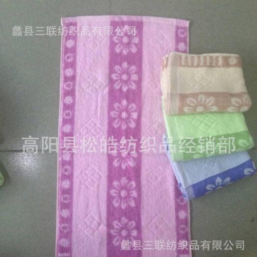14弱捻毛巾 直销 透气吸水毛巾 经典提花毛巾图2