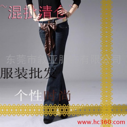 供应叙亚W02牛仔裤 经营各类服装,上衣裤子库存批发-针织衫等.图1