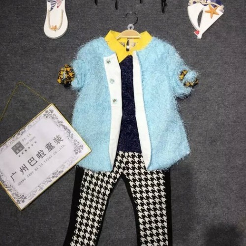 玛卡西秋装童套装 品牌童装折扣批发图2