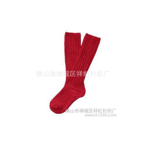 供应批发【童装长筒羊毛袜】提花运动袜 佛山针织袜厂家图3