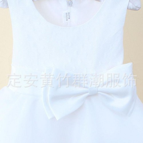爆款婚纱礼服童装 时尚双层欧美童裙 公主裙 出口 H914图1