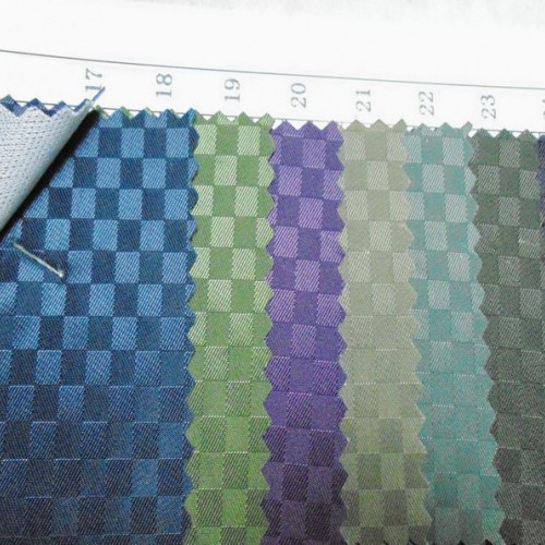 格子提花布料 5毫米方格5分 箱包服饰布 涤纶网格鞋抱枕布3544A图2