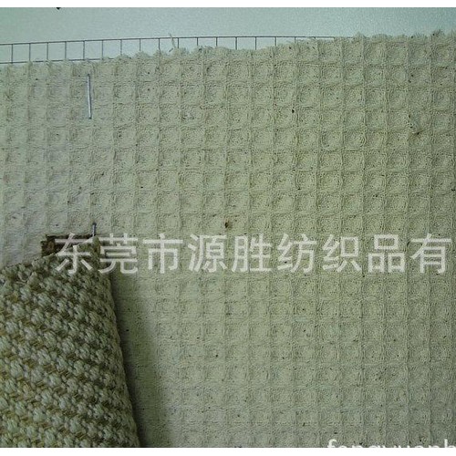 麻布胚布面料蜂巢格布提花麻亚麻YY2014113图2