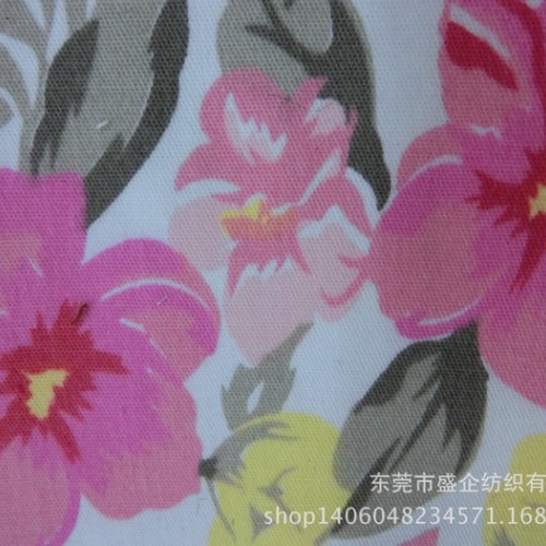 SQ141#现货牛仔裤面料 活性印花弹力梭织棉布 女装裤子面图2
