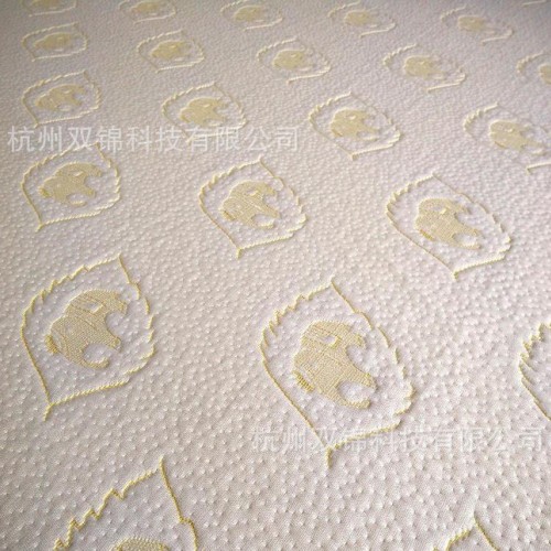 人棉针织床垫面料 针织提花枕套面料  床垫面料图2