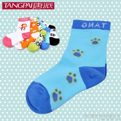 供应唐派W31306，31307唐派精梳棉儿童袜提花儿童wazi