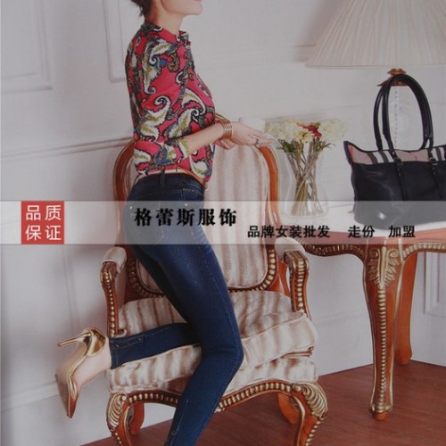 2015**裤子品牌 韩氏伊人显瘦休闲裤 广西格蕾斯服饰图5
