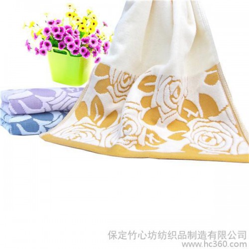 竹心坊割绒提花面巾图3