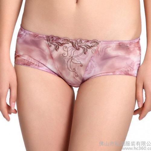 印花刺绣提臀性感女士高品质小内裤子K1020图2
