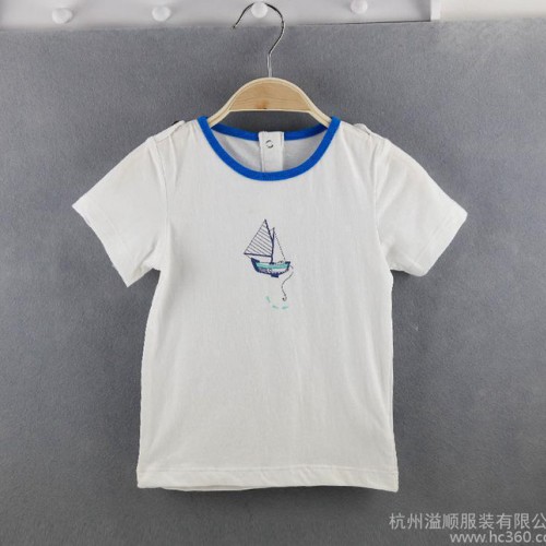 2015夏季新款童装 男童短袖T恤 韩版时尚休闲百搭中小童上