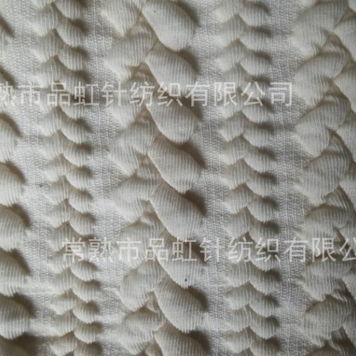 供应提花空气层麻花麦穗花型空气层图2