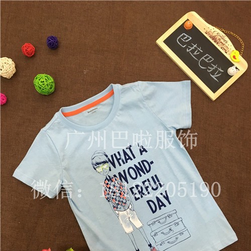 巴拉巴拉2019心款夏季T桖 品牌库存折扣 品牌童装尾货批发 品牌库存折扣批发图2