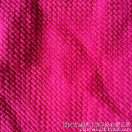 2015 厂家现货 流行时尚提花 泡泡布染色印花图2