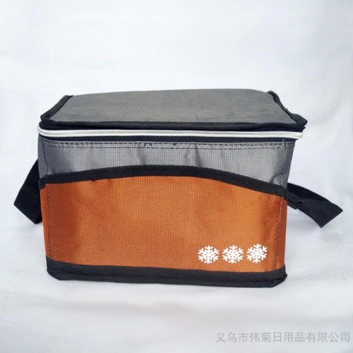【订做】义乌厂家外贸环保冰包 提花材料户外野餐保温包