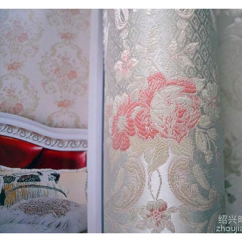 织女星无缝墙布高精密提花本图1