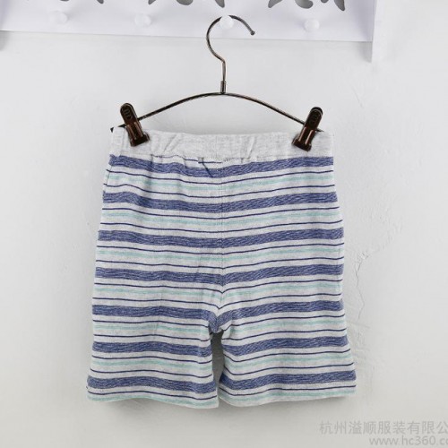 2015夏季款新品童裤 韩版男童装短裤 条纹海军系列纯棉儿童