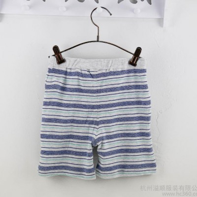 2015夏季款新品童裤 韩版男童装短裤 条纹海军系列纯棉儿童