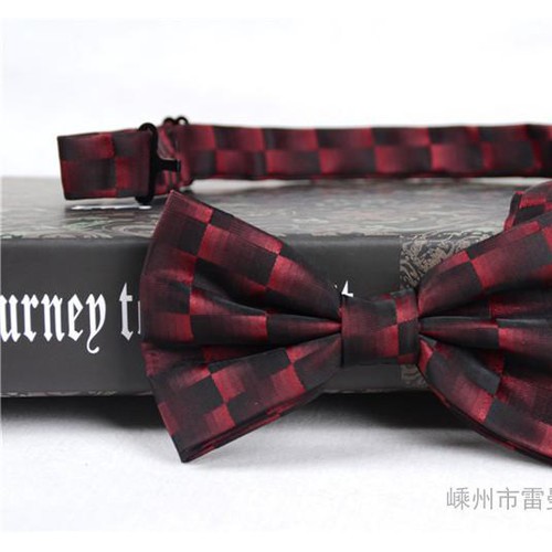 供应lmclassic多种色织提花儿童成人 大气可定做领结图3