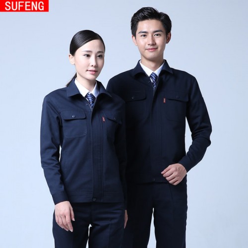 苏缝工作服套装男劳保服厂服工厂车间上衣单件裤子定制耐磨耐脏加厚图3