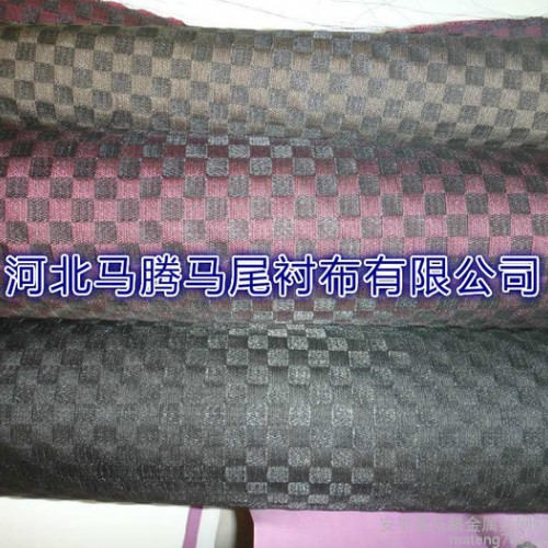 马尾衬布 马尾工艺衬布 提花马尾布图2