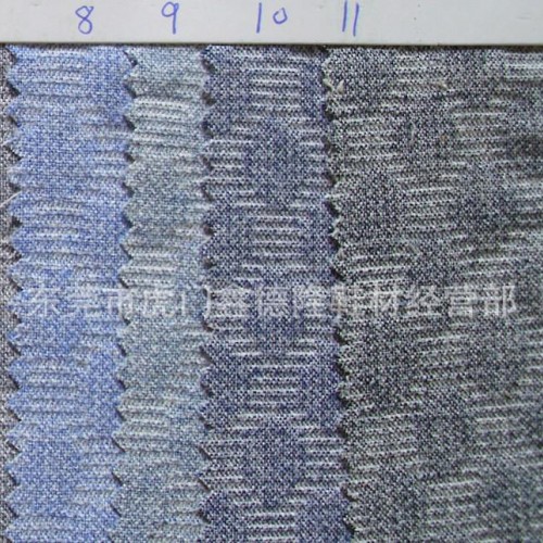 GB144新款麻棉色织布 色织提花青年布图1