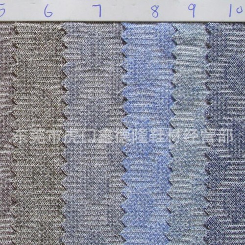 GB144新款麻棉色织布 色织提花青年布图3
