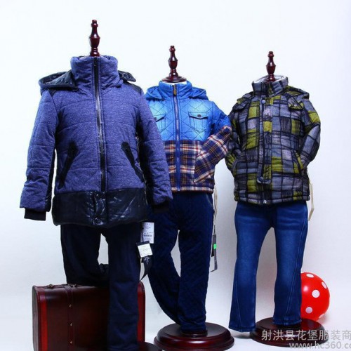 品牌童装 冬季新款 中大童棉服 男女童大衣外套 杂款走份图3