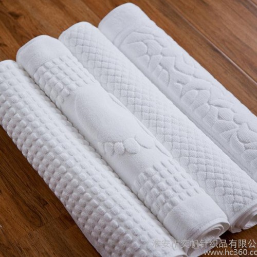 **外贸纯棉防水防滑提花地垫  卫生间 楼梯口通用图2