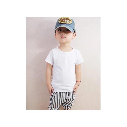 幼儿园儿童t恤韩版广告衫diy文化衫纯白色T恤手绘画订制童装