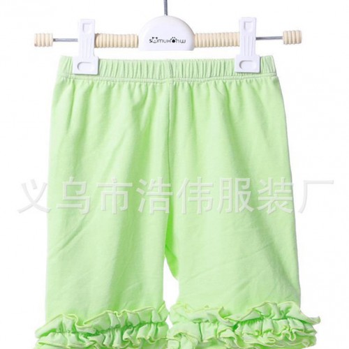 欧美外贸新款女童长上衣短裤套装 夏季卡通童装两件套 直销图1