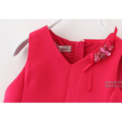 2015春夏欧美童装女童连衣裙背心裙礼服裙专柜款 公主裙图1