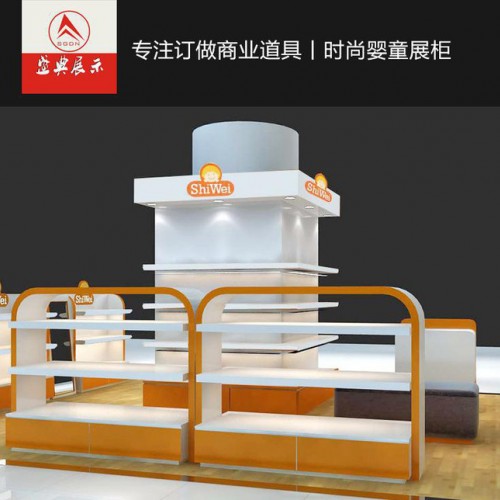 服装货架展示架 婴童店货架 童装专卖店陈列架 母婴店展示架定图2