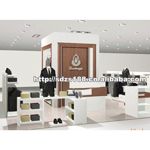 童装店服装展示架 新款**店中岛柜 组合式展柜定制图2