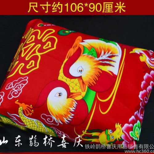 婚庆包袱皮结婚必备红包袱皮新娘陪嫁用品 烫金提花1米图1
