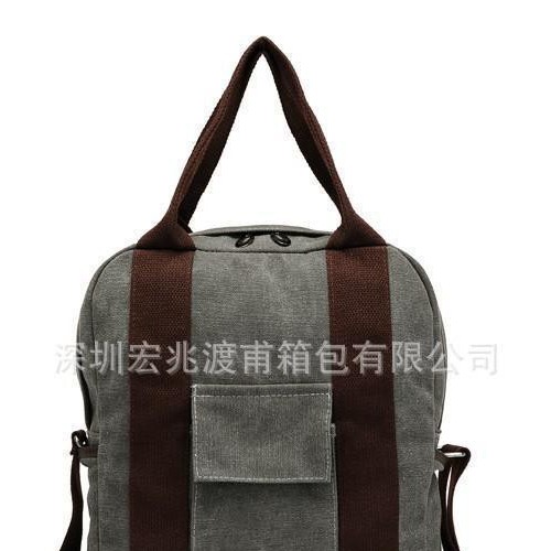 渡甫皮具手袋加工定制提花牛津布大容量手提单肩包图2