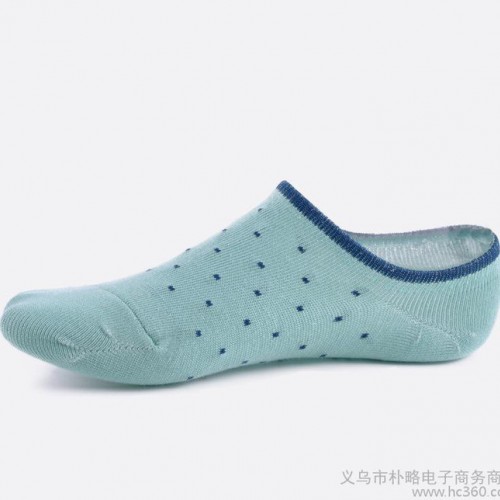 清爽舒适浅口隐形船袜 女 夏季低帮短袜 小点点提花女袜 纯棉图2