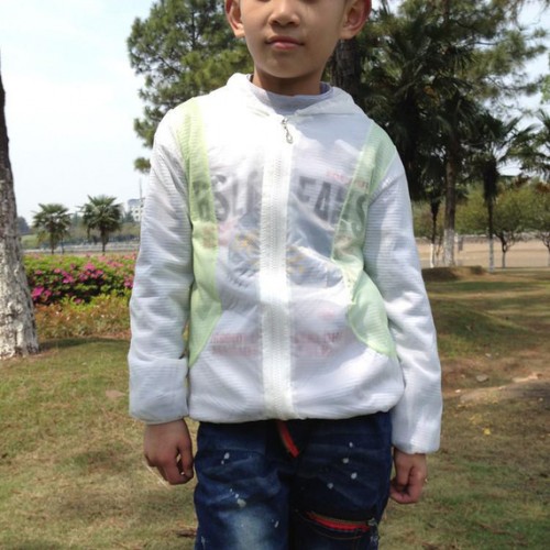 2015韩版童装防晒衣儿童 男童女童超薄外套拼接长袖空调衫