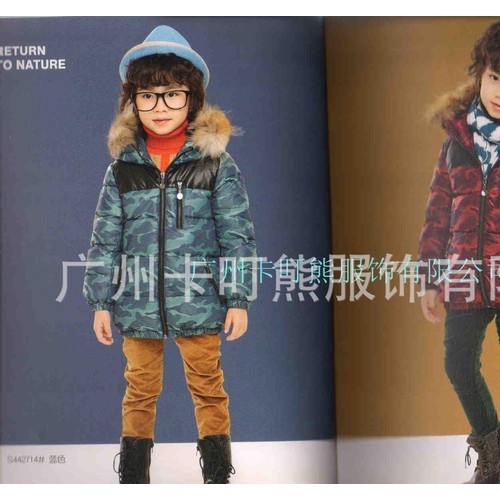 品牌童装【纺织园】羽绒服  韩版纯棉中小大男童棉衣羽绒服图2