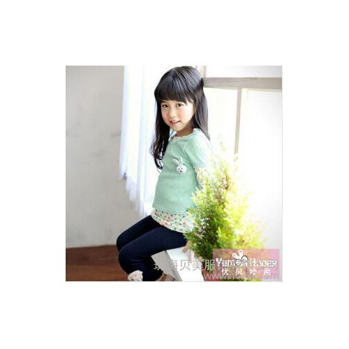供应优贝哈尼童裙/纯棉童装连衣裙两件套装81311图3