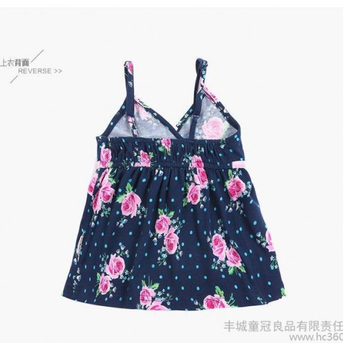 童装女童背带裙图1