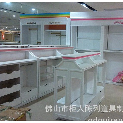 专业销售 童装店**展示柜 专卖店展示柜 木制烤漆展示柜图2
