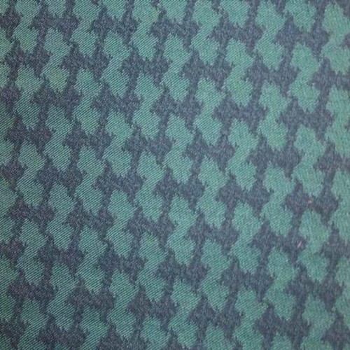 卓西斜纹提花千鸟格牛仔布现货 箱包鞋材服装用牛仔布生产图3