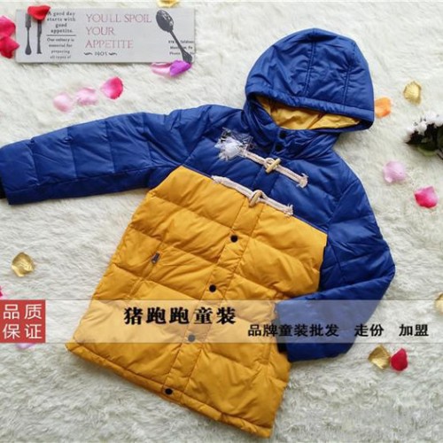 品牌童装海贝羽绒服2014秋冬款折扣批发图7