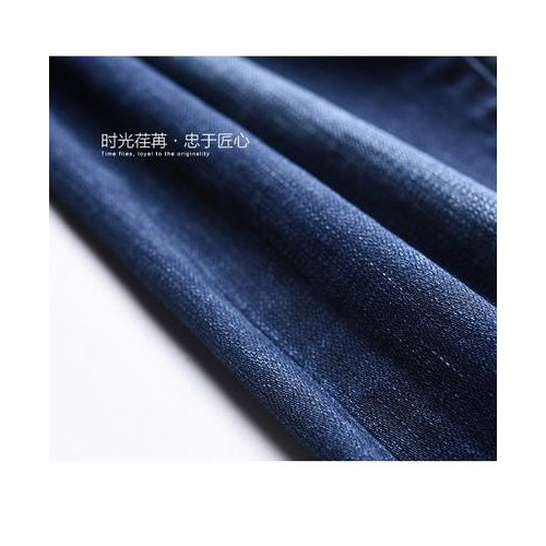 全棉牛仔布面料100%C丝光牛仔斜纹水洗牛仔布图2