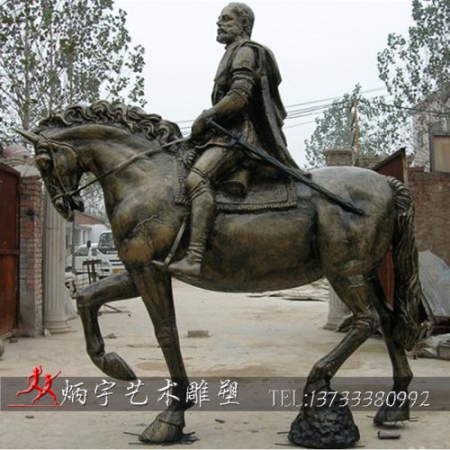 炳宇 西部牛仔人物雕塑 骑马人物泥塑模型 玻璃钢人物雕塑定制 动物雕塑 公园景观小品雕塑