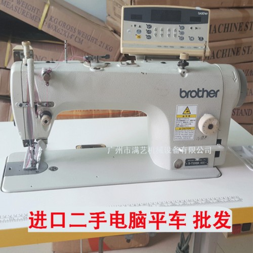 进口二手兄弟牌 牛仔衣全自动电脑平缝机  礼品盒全自动电脑平缝机图6