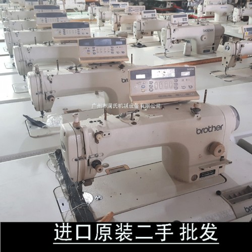 进口二手兄弟牌 牛仔衣全自动电脑平缝机  礼品盒全自动电脑平缝机图8