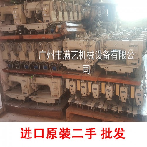 进口二手兄弟牌 牛仔衣全自动电脑平缝机  礼品盒全自动电脑平缝机图5
